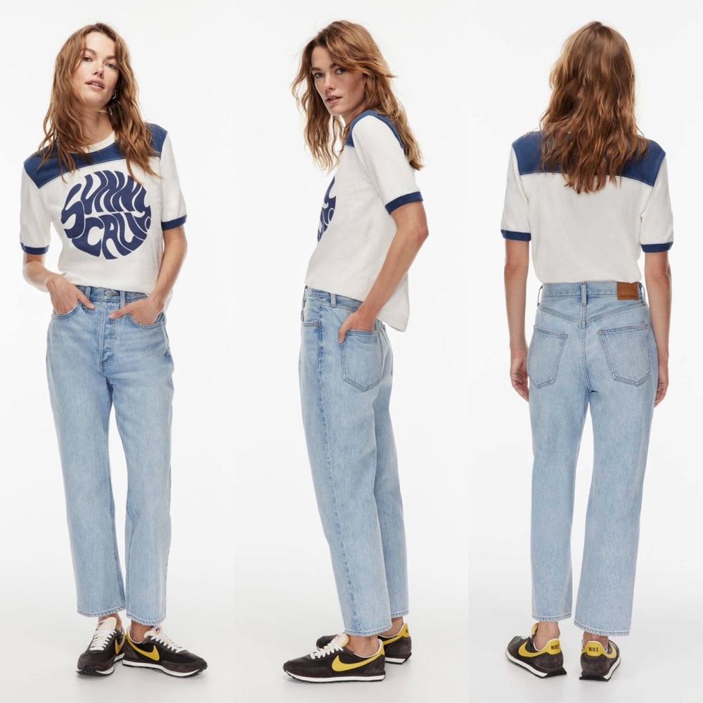 Aritzia Denim Forum The Joni High Rise Loose Size 26